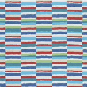 Carnivale Red, Blue and Green W74684 by Thibaut Designer Fabric