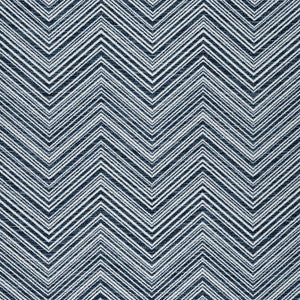 Monti Chevron Navy W77135 by Thibaut Designer Fabric