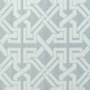 Benedetto Aqua W772580 by Thibaut Designer Fabric