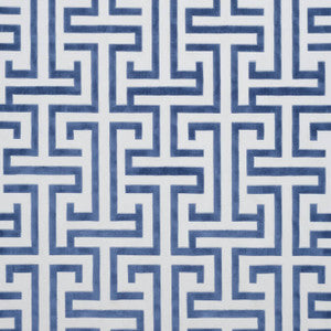 Ming Trail Navy W775471 by Thibaut Designer Fabric
