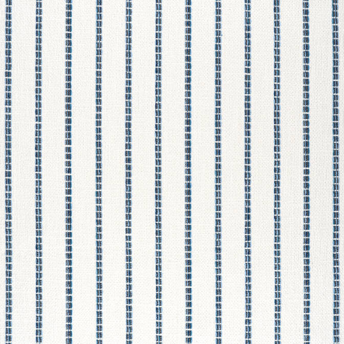 Oak Creek Stripe Indigo W78337 by Thibaut Fabric Thibaut Fabric Oak Creek Stripe Indigo W78337Fabric Sierra 100% Polyester (UV) UNITED STATES </p><p>Repeat: V: - 54 - Fabric Carolina -
