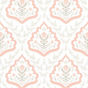W7842 Floral Paisley 3 Blossom by Aoc Designer Wallcovering