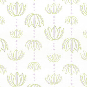 W7843 Tulips 1 Lilac by Aoc Designer Wallcovering