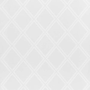 Diamond Head Embroidery White W785013 by Thibaut Designer Fabric