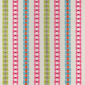 Sri Lanka Embroidery Pink W788713 by Thibaut Designer Fabric