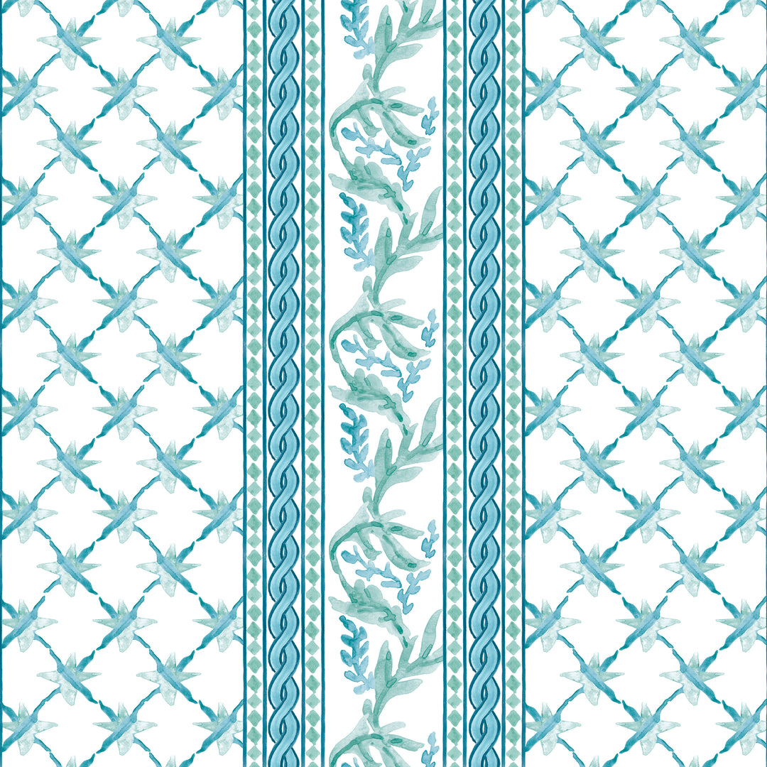 W7901 Ribbon 2 Seaglass by Aoc Designer Wallcovering W7901 Ribbon 2 Seaglass by Aoc Wallcovering THE ART OF COLOR SANCTUARY WALLPAPER 100%OTH Usa Horizontal: 9 and Vertical: 3.625 27 in - Fabric Carolina -