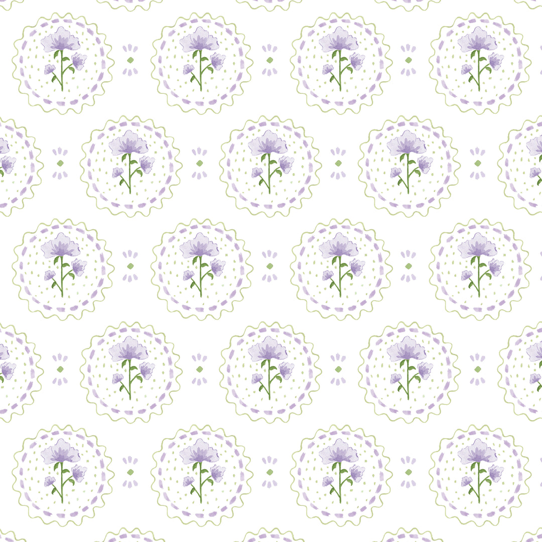 W7912 Orchard 4 Wisteria by Aoc Designer Wallcovering W7912 Orchard 4 Wisteria by Aoc Wallcovering THE ART OF COLOR MORNINGSIDE II WALLPAPER 100%OTH Usa Horizontal: 3.375 and Vertical: 5 27 in - Fabric Carolina -