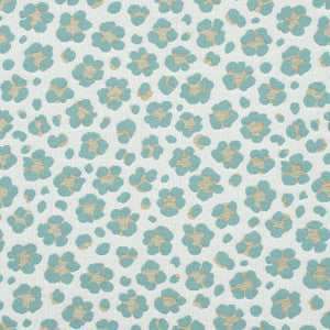Trixie Linen on Aqua W80417 by Thibaut Designer Fabric
