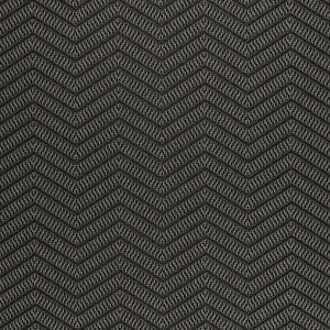 Matari Chevron Black W80638 by Thibaut Designer Fabric