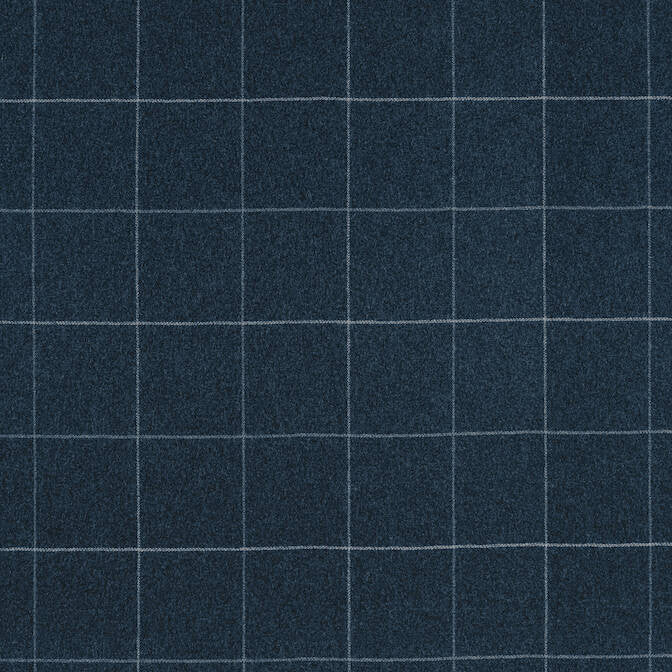Ravello Indigo W8102 by Thibaut Fabric Thibaut Fabric Ravello Indigo W8102Fabric Sereno 80% Wool, 20% Nylon ITALY </p><p>Repeat: V: 6 54 - Fabric Carolina -