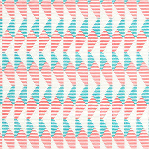 Harper Capri and Coral W81600 by Thibaut Designer Fabric