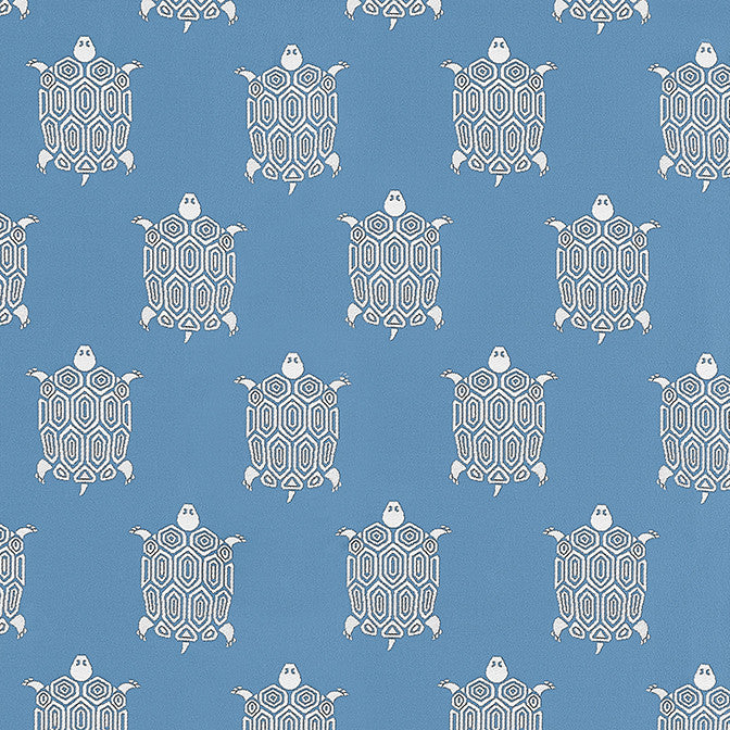 Turtle Bay Island Blue W81628 by Thibaut Fabric Thibaut Fabric Turtle Bay Island Blue W81628Fabric Locale 100% Solution Dyed Acrylic GERMANY </p><p>Repeat: V: 10 54 - Fabric Carolina -