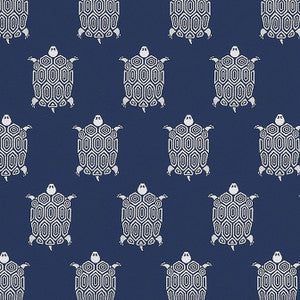 Turtle Bay Navy W81629 by Thibaut Designer Fabric