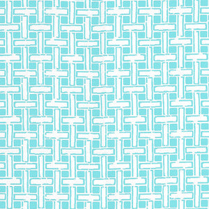 Panama Matelasse Aqua W81641 by Thibaut Designer Fabric
