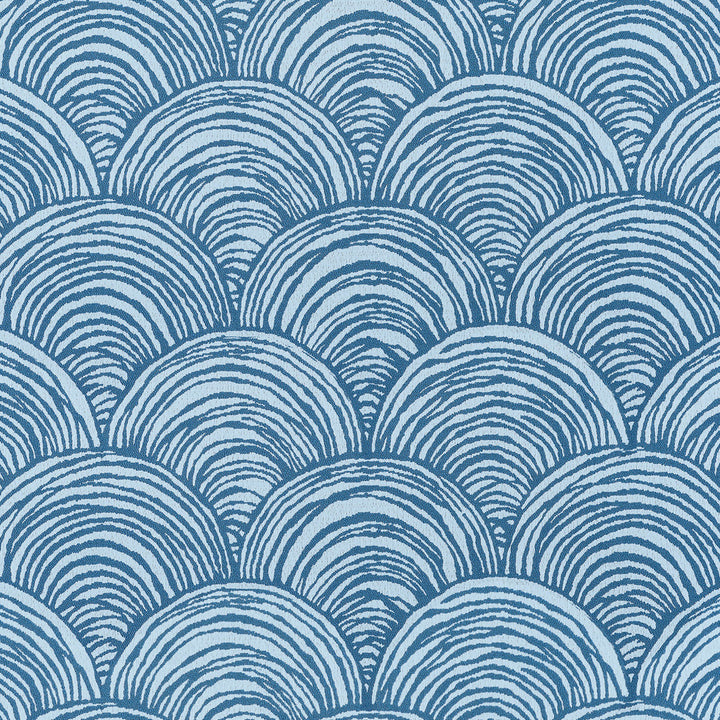 Bay Point Cornflower W81728  by Thibaut Fabric Thibaut Fabric Bay Point Cornflower W81728 Fabric SOLEIL U.S.A </p><p>Repeat: H: 27 in (68.58 cm), V: 13.75 (34.92 cm) 54 in  (137.16 cm) - Fabric Carolina -