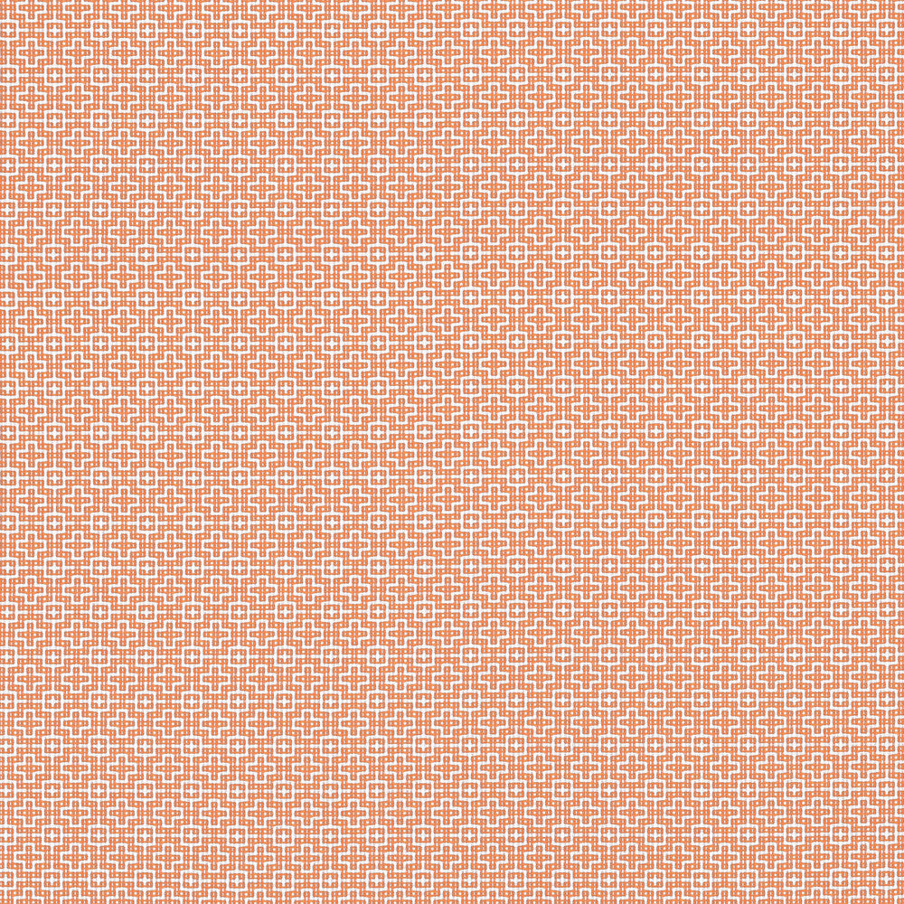 Bistro Mandarin W81729  by Thibaut Fabric Thibaut Fabric Bistro Mandarin W81729 Fabric SOLEIL U.S.A </p><p>Repeat: H: 1.62 in (4.11 cm), V: 1.62 (4.11 cm) 53.5 in  (135.89 cm) - Fabric Carolina -