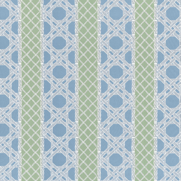 Trelliage Cornflower and Clover W81774  by Thibaut Fabric Thibaut Fabric Trelliage Cornflower and Clover W81774 Fabric SOLEIL U.S.A </p><p>Repeat: H: 14.25 in (36.20 cm), V: 14.5 (36.83 cm) 54 in  (137.16 cm) - Fabric Carolina -