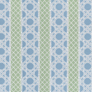 Trelliage Cornflower and Clover W81774  by Thibaut Designer Fabric