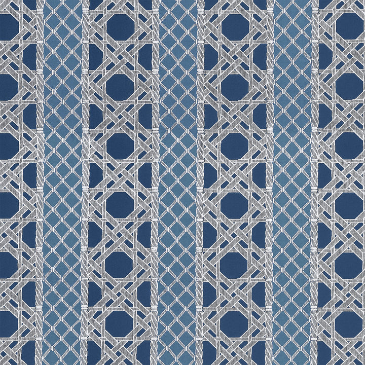 Trelliage Navy and Cadet W81775  by Thibaut Fabric Thibaut Fabric Trelliage Navy and Cadet W81775 Fabric SOLEIL U.S.A </p><p>Repeat: H: 14.25 in (36.20 cm), V: 14.5 (36.83 cm) 54 in  (137.16 cm) - Fabric Carolina -