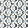 BELIZA Navy and Sky W81799 by Thibaut Designer Fabric