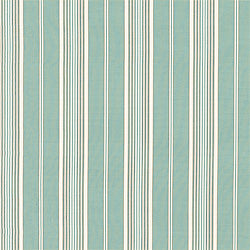 Thibaux Fabric Lindon Hill Stripe Aqua W8437 - 5 3/8 Yards