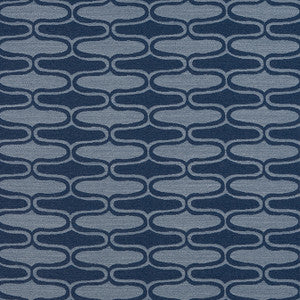 Saraband Marine W8528 by Thibaut Designer Fabric