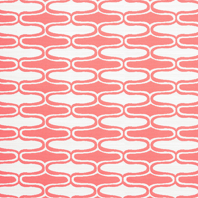 Saraband Coral W8532 by Thibaut Fabric Thibaut Fabric Saraband Coral W8532Fabric Villa 100% Solution Dyed Acrylic ITALY </p><p>Repeat: V: 3 54 - Fabric Carolina -