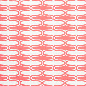 Saraband Coral W8532 by Thibaut Designer Fabric