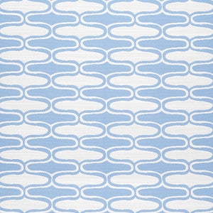 Saraband Sky W8534 by Thibaut Designer Fabric