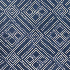 Terraza Navy W8607 by Thibaut Designer Fabric