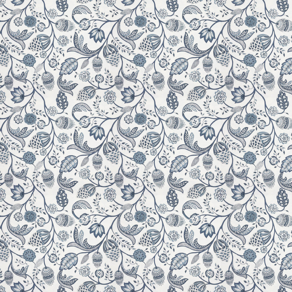 Warwick 1 Slate by Aoc Designer Fabric THE ART OF COLOR DOWN THE LANE 100%COT INDIA Horizontal: 18.000 and Vertical: 16.000 56 in - Swanky Fabrics -