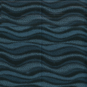 Waves 24 Deep Teal by Crypton Designer Fabric
