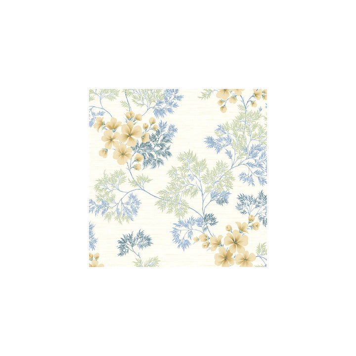 Flora Clear Skies by Winfield Thybony Designer Wallcovering WINFIELD THYBONY BARCLAY LIVING IN STYLE United States Horizontal: and Vertical: 23.62 20.5 - Swanky Fabrics -
