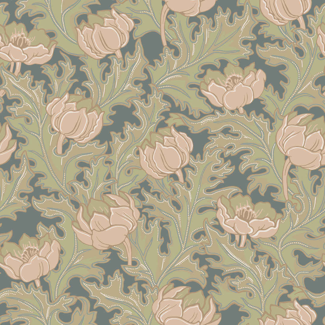 Willem - Sage WDR1001.WT.0 by Winfield Thybony Designer Wallcovering