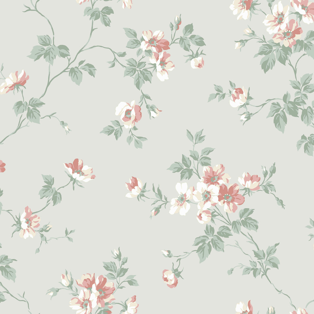 Charlotta - Mint WDR1018.WT.0 by Winfield Thybony Designer Wallcovering
