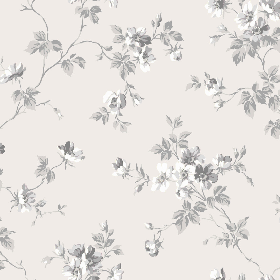 Charlotta - Grisaille WDR1019.WT.0 by Winfield Thybony Designer Wallcovering