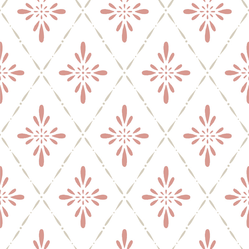 Trelliage - Sienna WDR1058.WT.0 by Winfield Thybony Designer Wallcovering