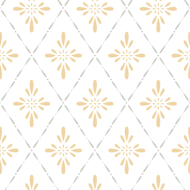 Trelliage - Sunburst WDR1060.WT.0 by Winfield Thybony Designer Wallcovering