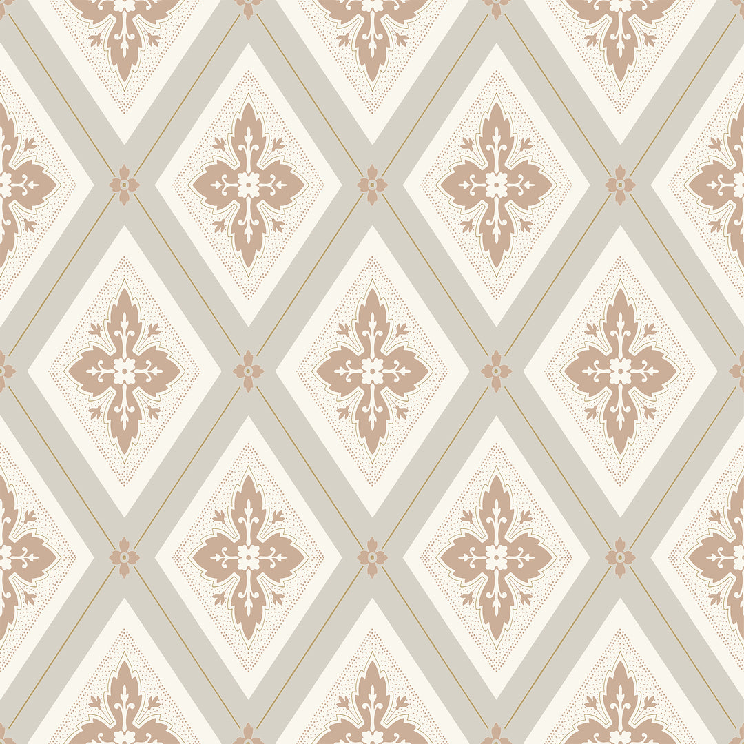 Lily - Apricot WDR2018.WT.0 by Winfield Thybony Designer Wallcovering