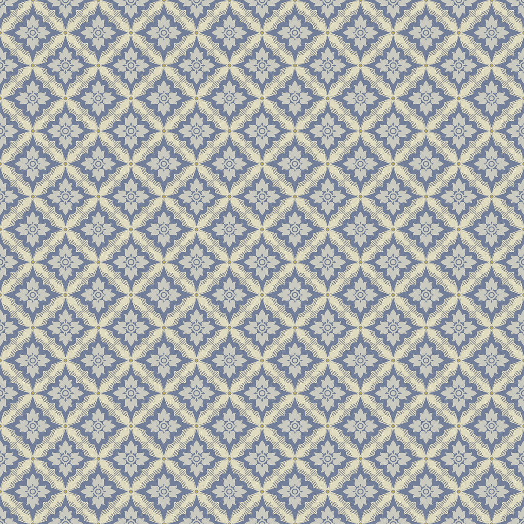 Malin - Cobalt WDR2025.WT.0 by Winfield Thybony Designer Wallcovering