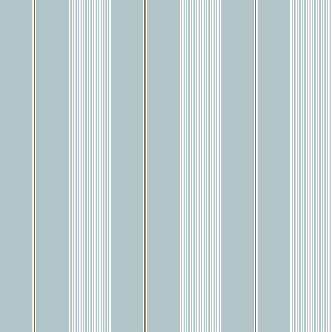 Oliver Stripe - French Blue WDR2032.WT.0 by Winfield Thybony Designer Wallcovering