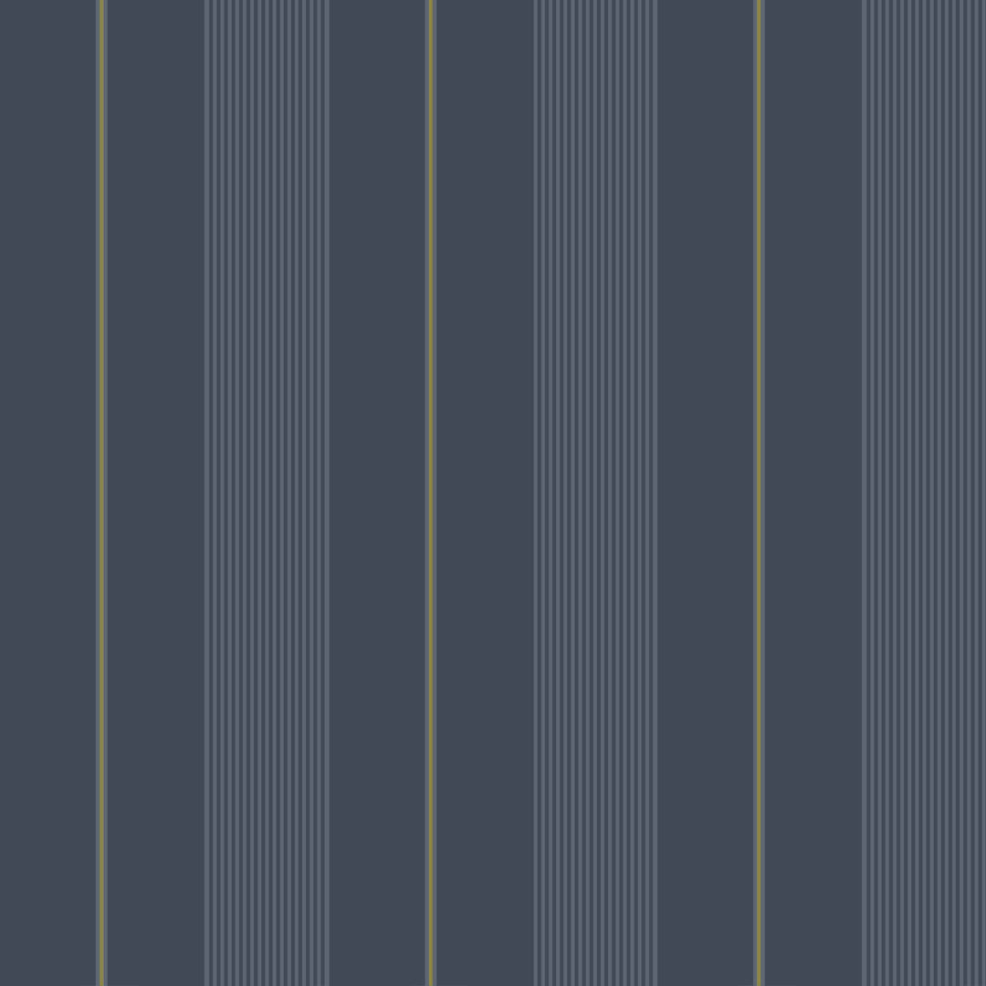 Oliver Stripe - Majestic Blue WDR2033.WT.0 by Winfield Thybony Designer Wallcovering