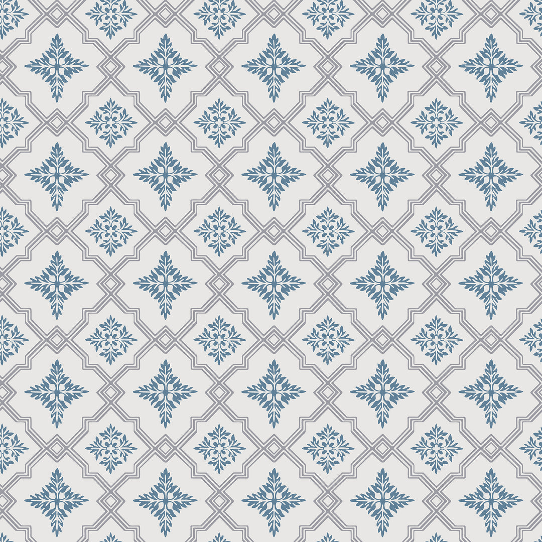 Gabriela - Cornwall Blue WDR2047.WT.0 by Winfield Thybony Designer Wallcovering