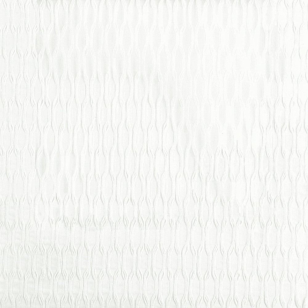 Weaver 5 Snow by Stout Designer Fabric Sheer Joy 100% Polyester TURKEY FLAME RETARDANT-N.F.P.A. 701 SMALL SCALE Horizontal: 1.25 and Vertical: 0.5 118 in - Swanky Fabrics -