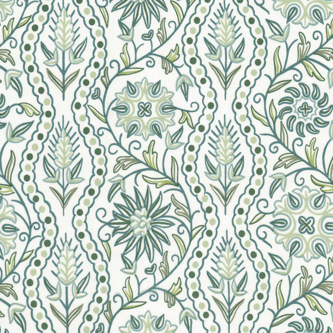 Wesley 1 Teal by Stout Designer Fabric