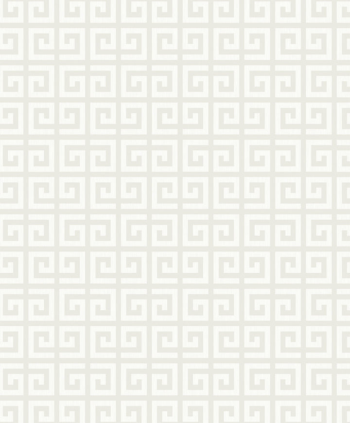 Major Greek Key Cream WH41900 by Seabrook Designs Designer Wallpaper