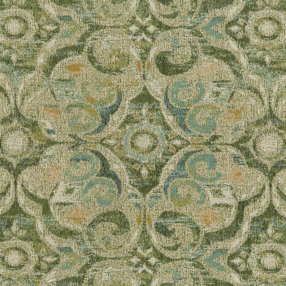 Osprey 82 Jade by ABBEYSHEA Designer Fabric N/A 95% Polyester, 5% Linen China 60,000 Double Rubs </p><p>Repeat: Horizontal: and Vertical: 56" (142 cm) - Swanky Fabrics -