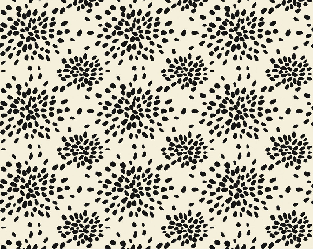 Fireworks Black On Off-White WHNP1020D0011 by Hinson Designer Wallpaper