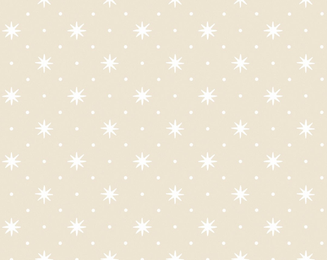 Grand Trixie Wallcovering Cream WHNWP88629D003 by Hinson Designer Wallpaper