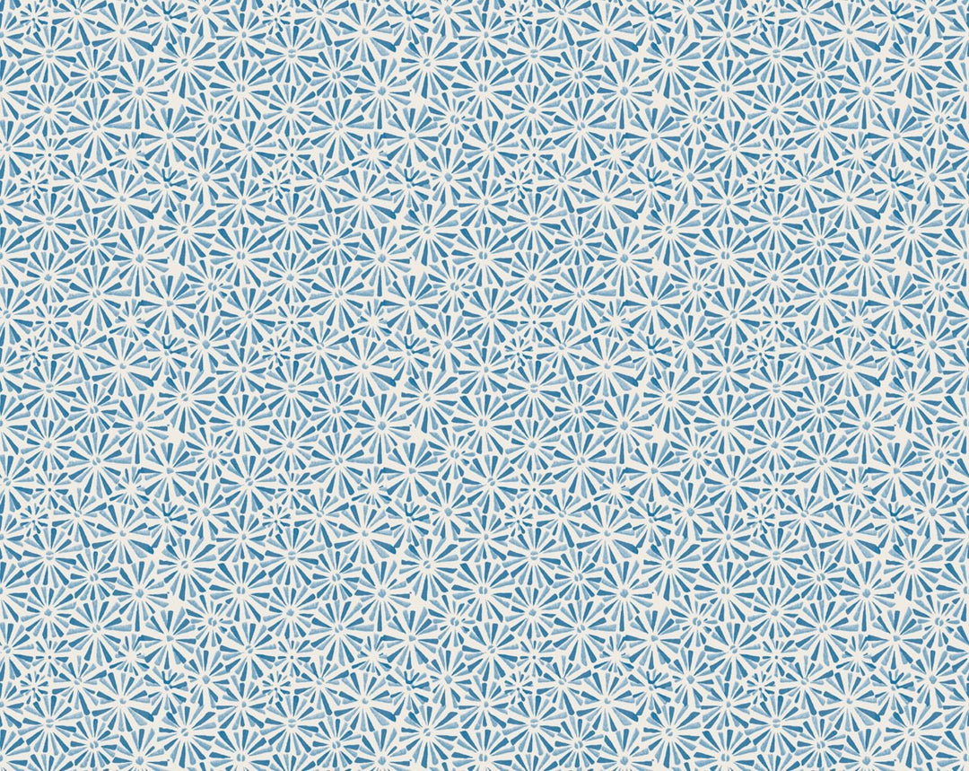 Starburst Wallcovering Cobalt WHNWP88633D004 by Hinson Designer Wallpaper